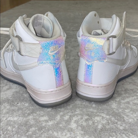 Nike Air Force 1 Heels Zwart